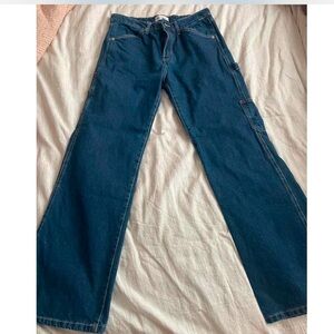 Zara dark wash high waisted jeans